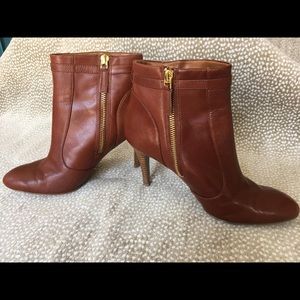 Slim heel ankle boot Nine West Mainstay brown
